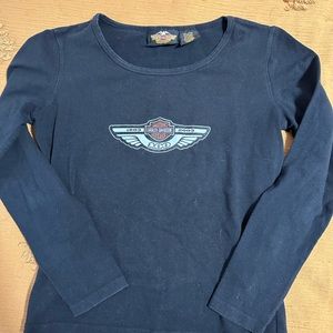 Vintage long sleeve, Harley Davidson top